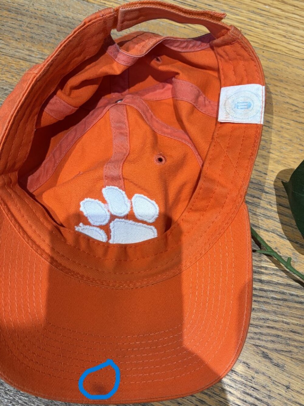 Clemson Tigers hat White embroidered Tiger Paw - Picture 5 of 7